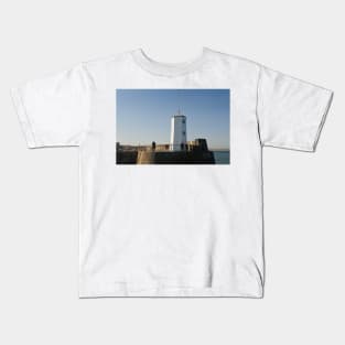 The entrance to Seahouses harbour - Northumberland, UK Kids T-Shirt